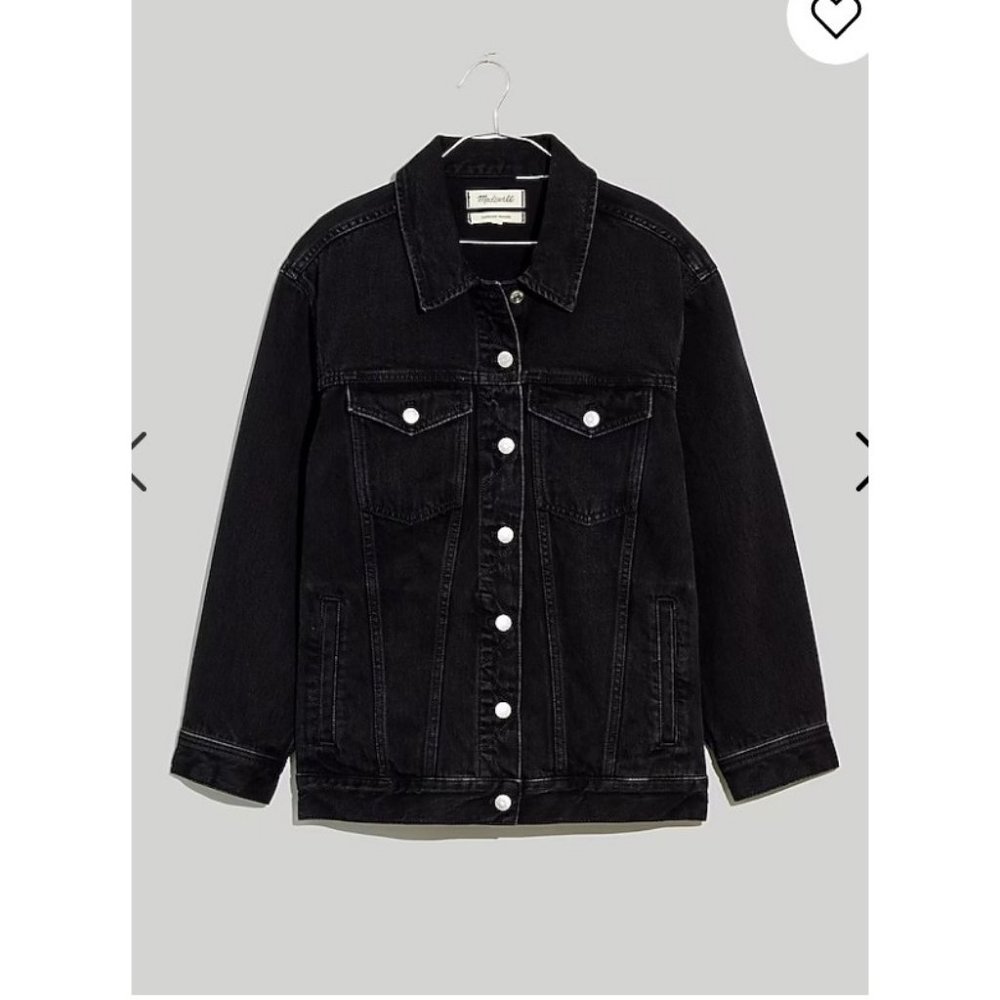 Madewell Black Denim Jean Jacket